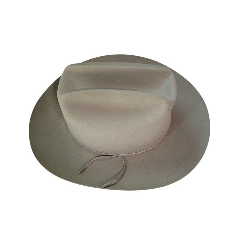 Stetson 3X Beaver size 7 Gray Felt Western Cowboy Hat - Picture 6 of 16